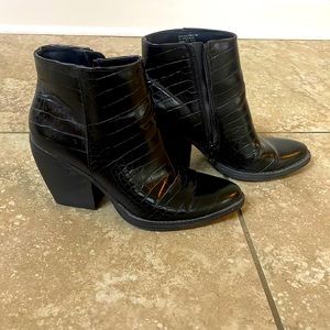 Steve Madden Black Booties
